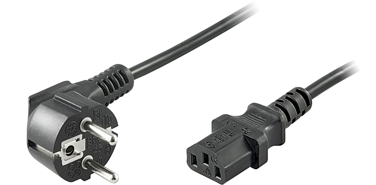 Silver Monkey X SCHUKO - C13 Kabel 3m