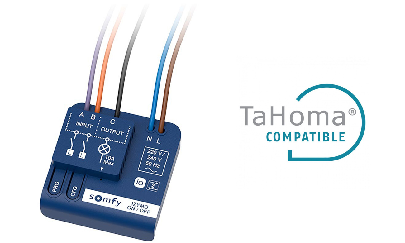 SOMFY Unterputz-Empfänger Licht An/Aus io