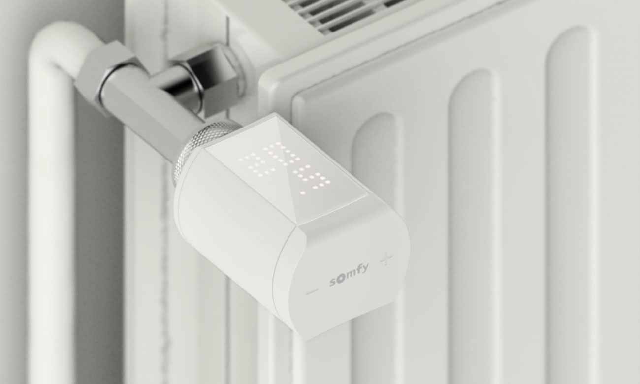 Somfy Thermostatkopf IO Homecontrol