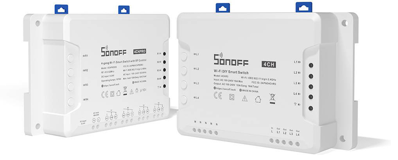 Intelligenter Schalter Sonoff 4CHPROR3