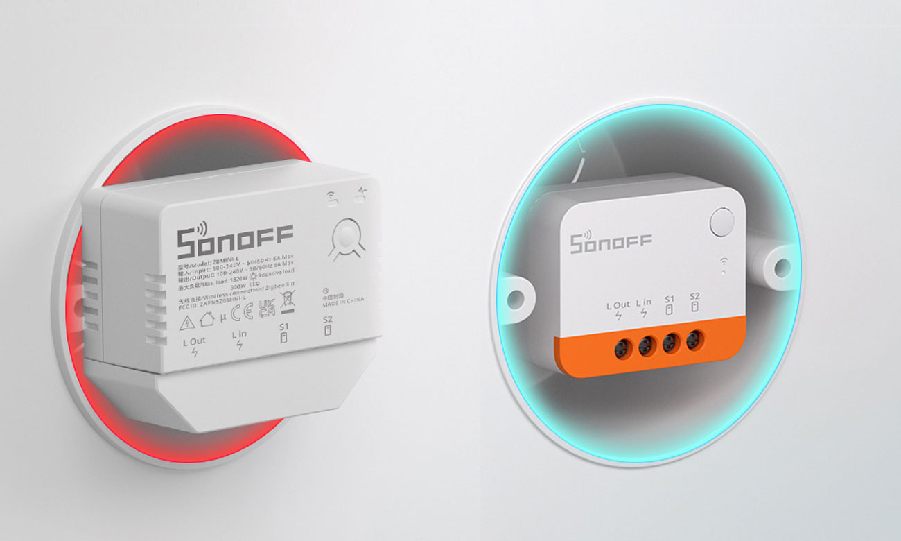 Smart Switch Sonoff ZBMINIL2 rozmiar