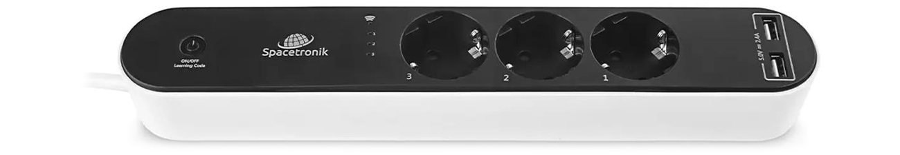 Steckdosenleiste Spacetronik Aussehen