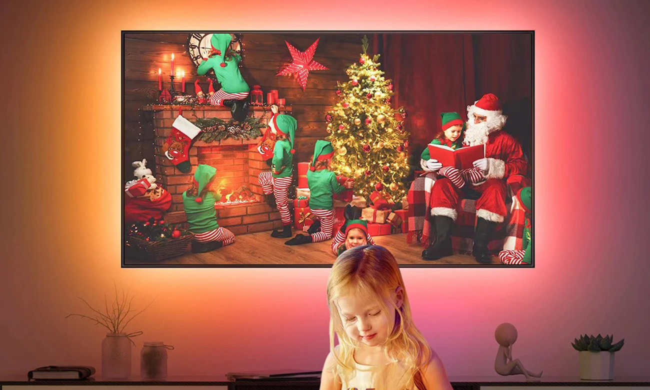 Beleuchtung für Fernseher Spacetronik GLOW HDMI - Lifestyle-Grafik