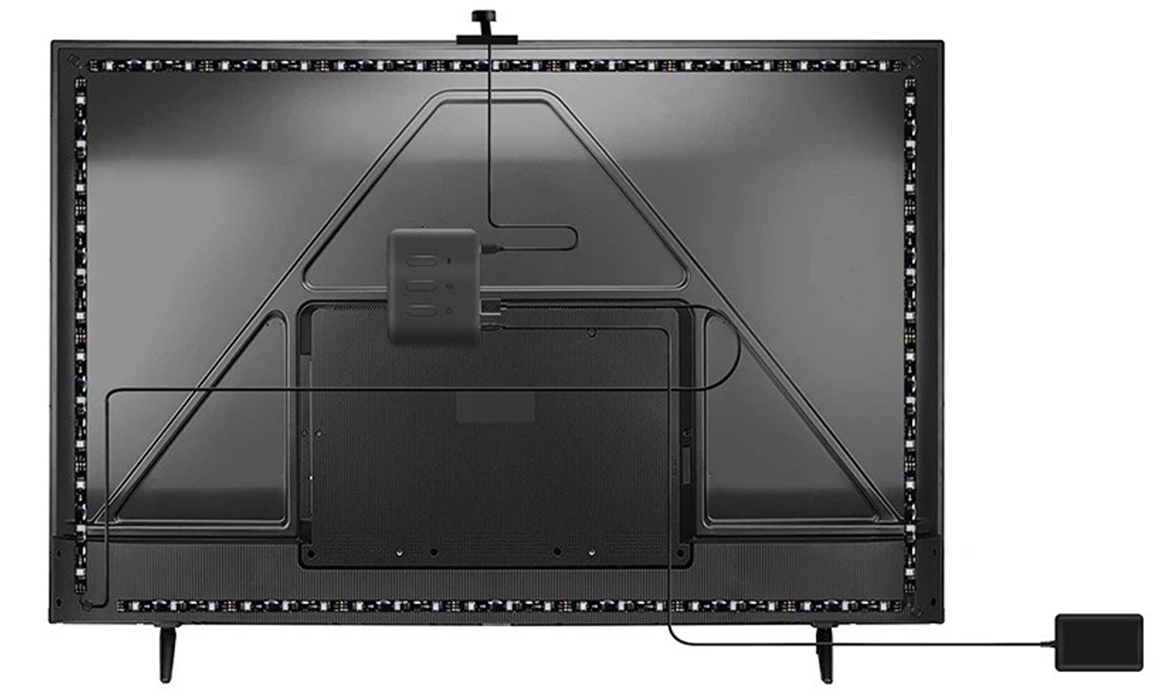 Intelligenter LED RGB Streifen für TV Spacetronik GLOW Strip WiFi - Schnelle und einfache Montage
