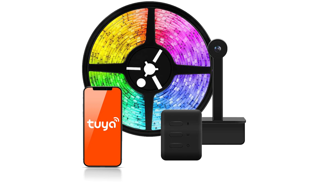 Intelligenter LED RGB Streifen für TV Spacetronik GLOW Strip WiFi - Gesamtansicht