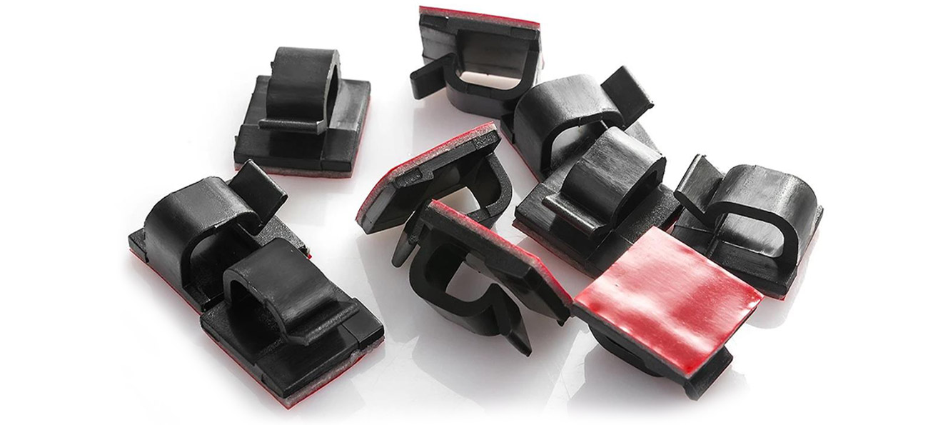 Spacetronik selbstklebende Kabelhalterung 10 Stk.