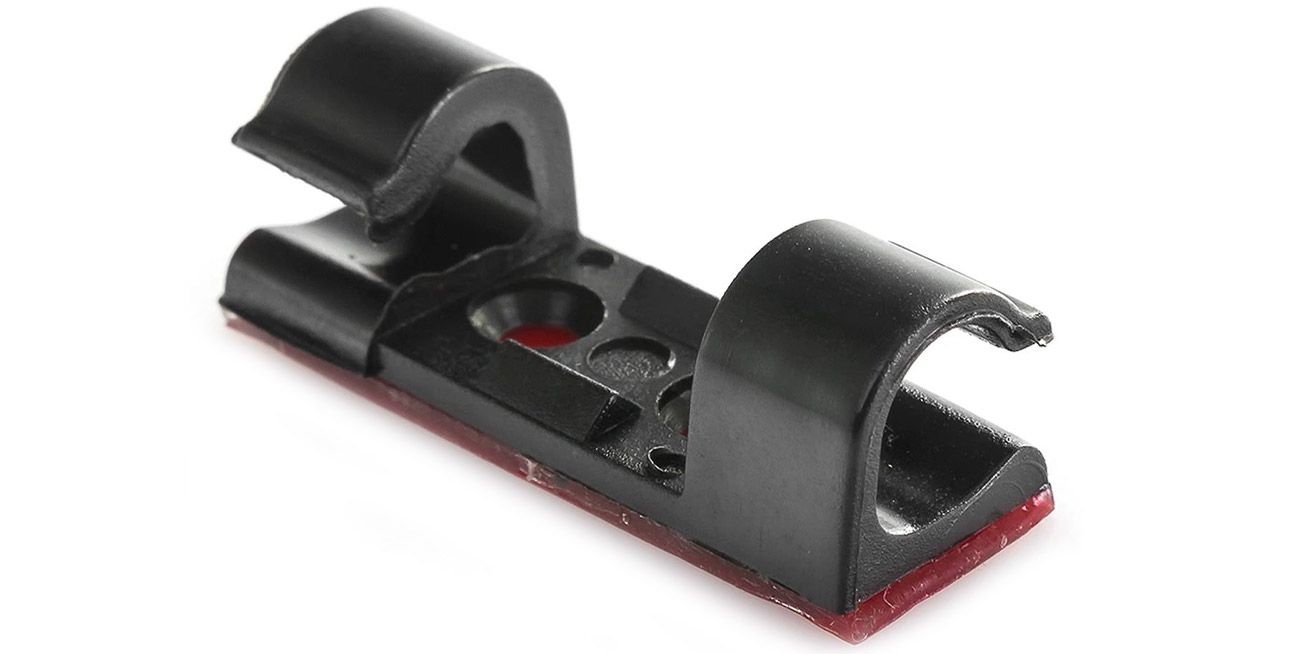 Spacetronik selbstklebende Kabelhalterung 20 Stk.