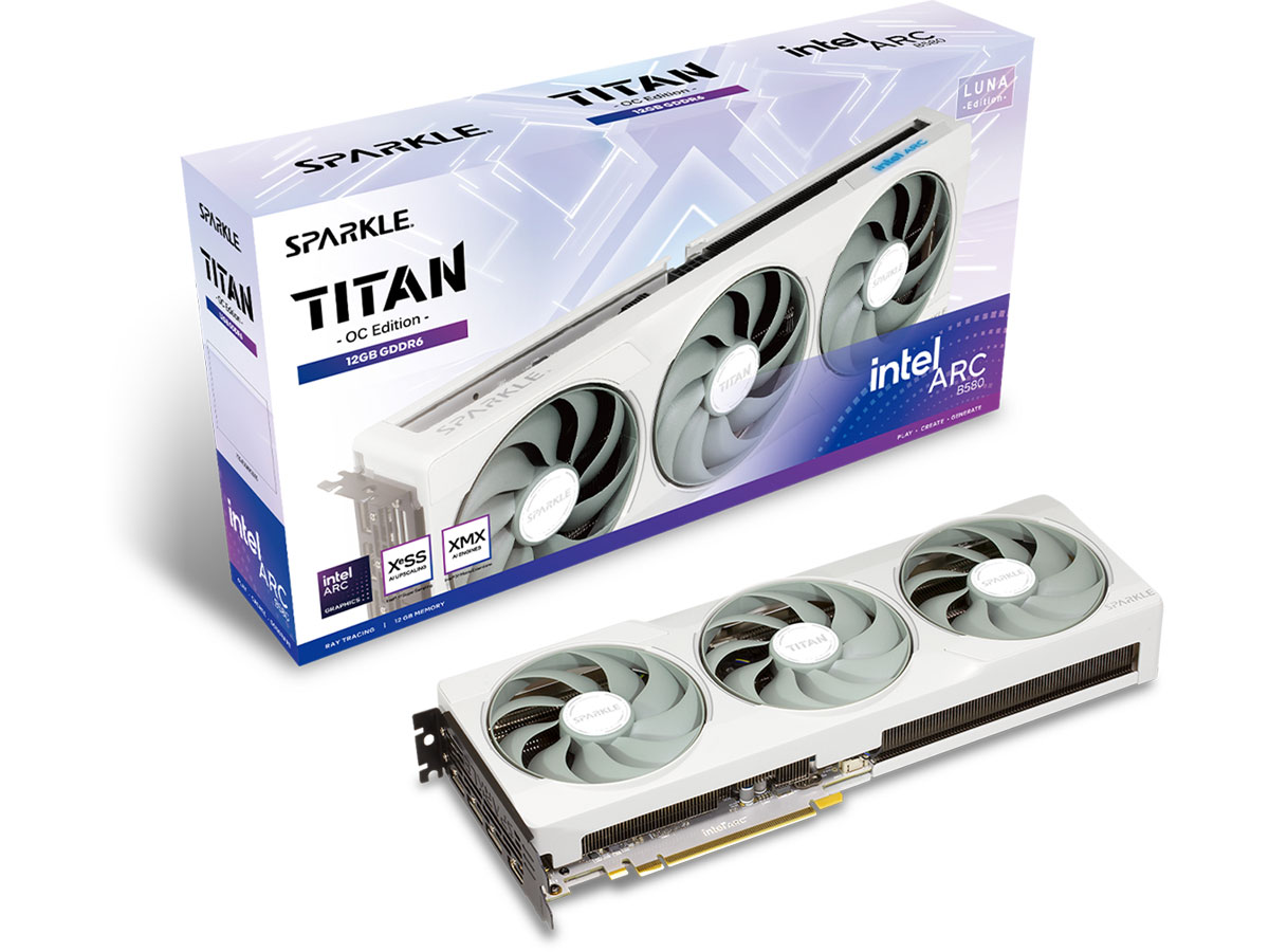 Sparkle Arc B580 Titan Luna OC 12 GB GDDR6