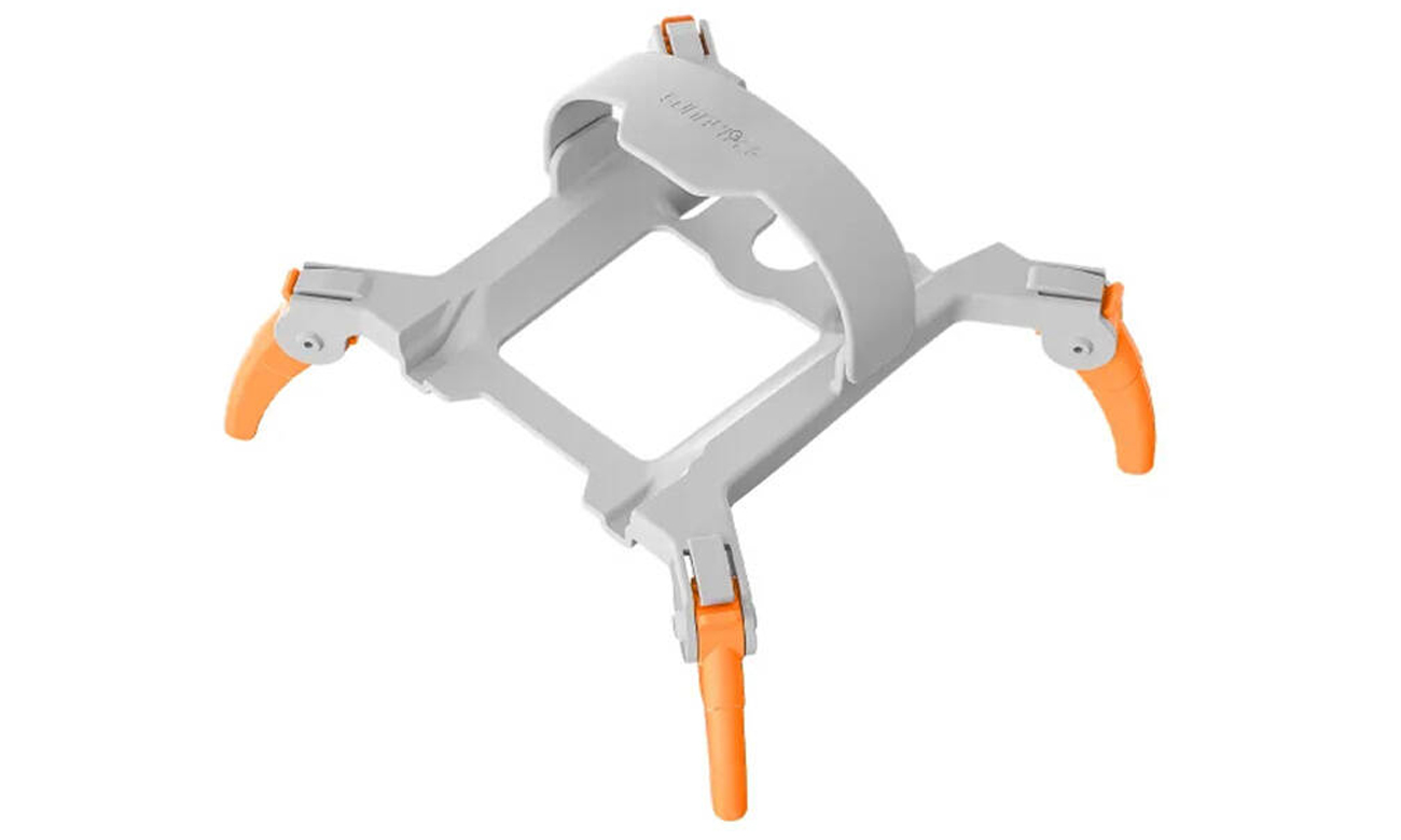 Fahrwerkserhöhung Sunnylife für DJI Mini 4 Pro Orange - Frontansicht im Winkel
