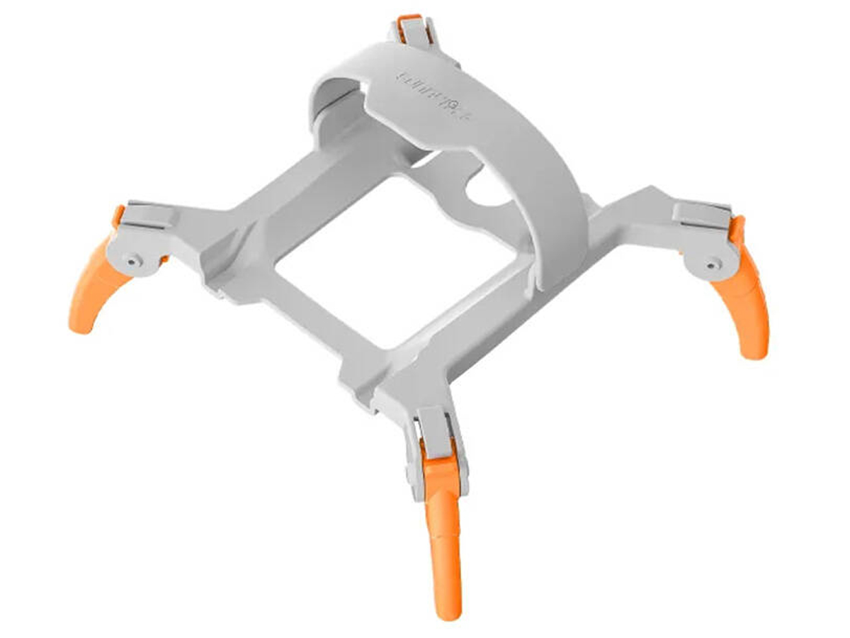 Fahrwerkserhöhung Sunnylife für DJI Mini 4 Pro Orange - Frontansicht im Winkel