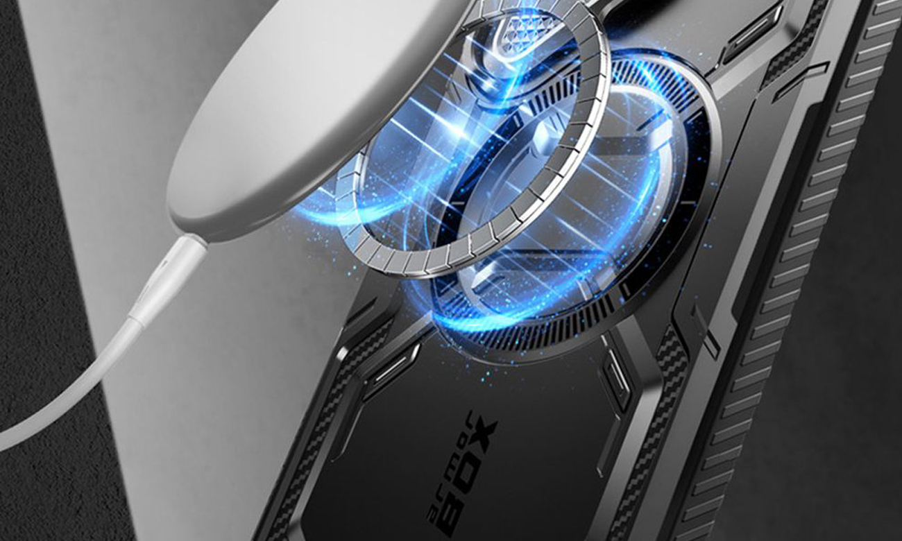 Etui Supcase IBLSN Armorbox Mag Magsafe do Samsung Galaxy S24 Ultra Czarne - Kompatybilność z technologią MagSafe