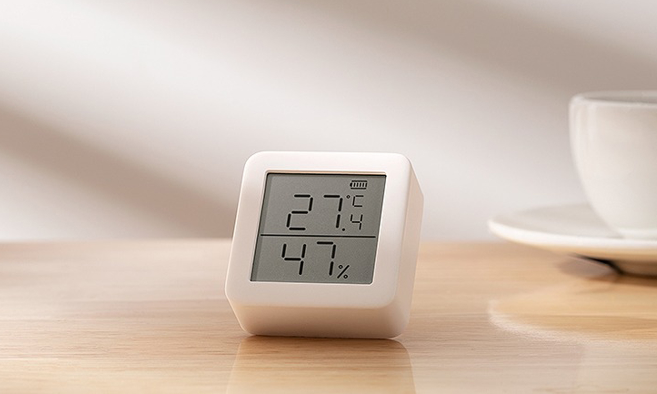 Thermometer und Hygrometer SwitchBot MeterTH S1 – Lifestyle-Grafik