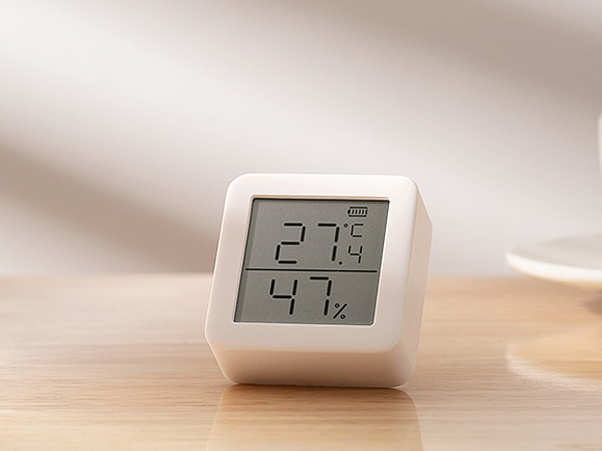 Thermometer und Hygrometer SwitchBot MeterTH S1 – Lifestyle-Grafik