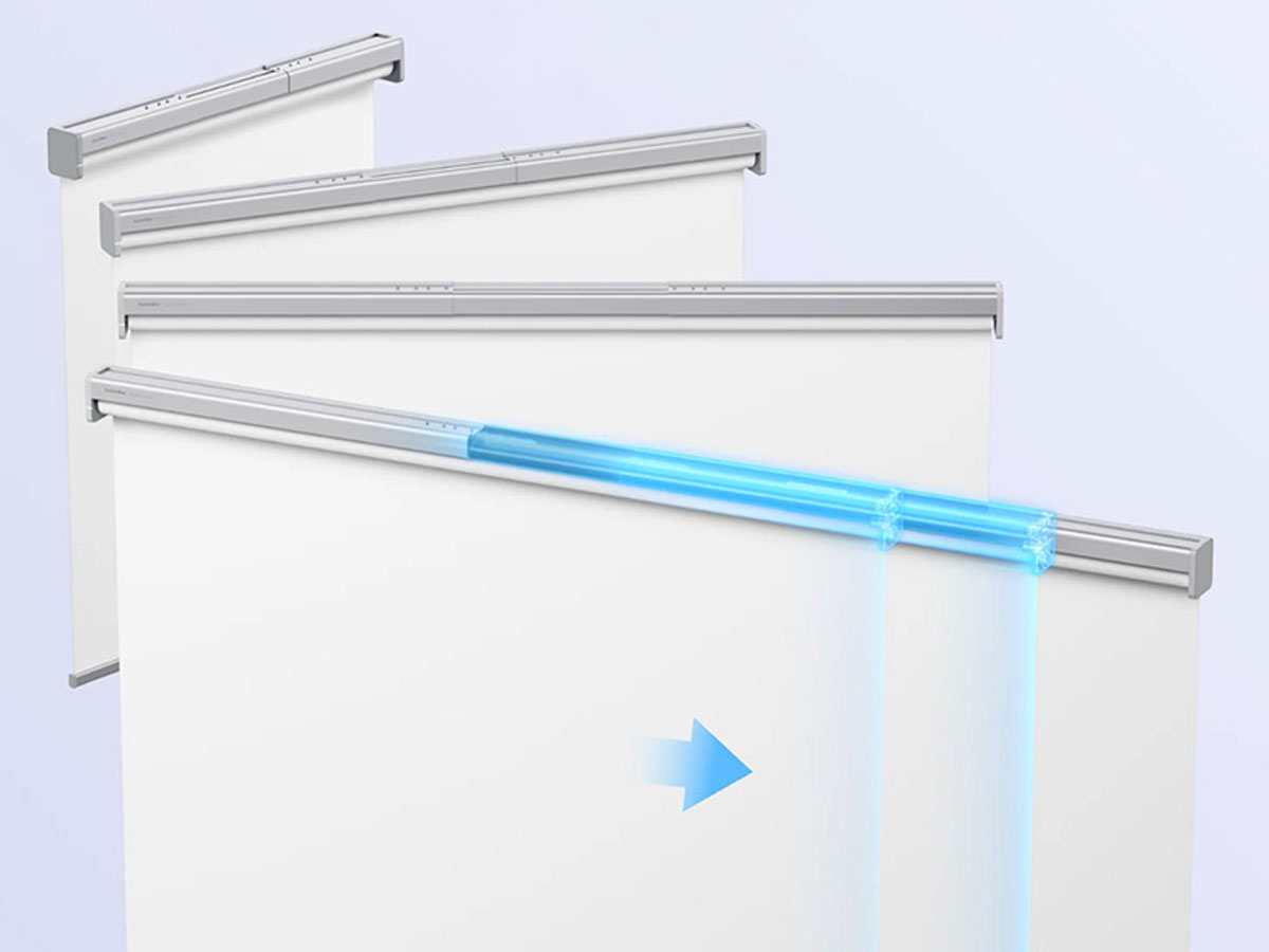 Rolladen SwitchBot Roller Shade Matter - Einfache Installation und universelles Design