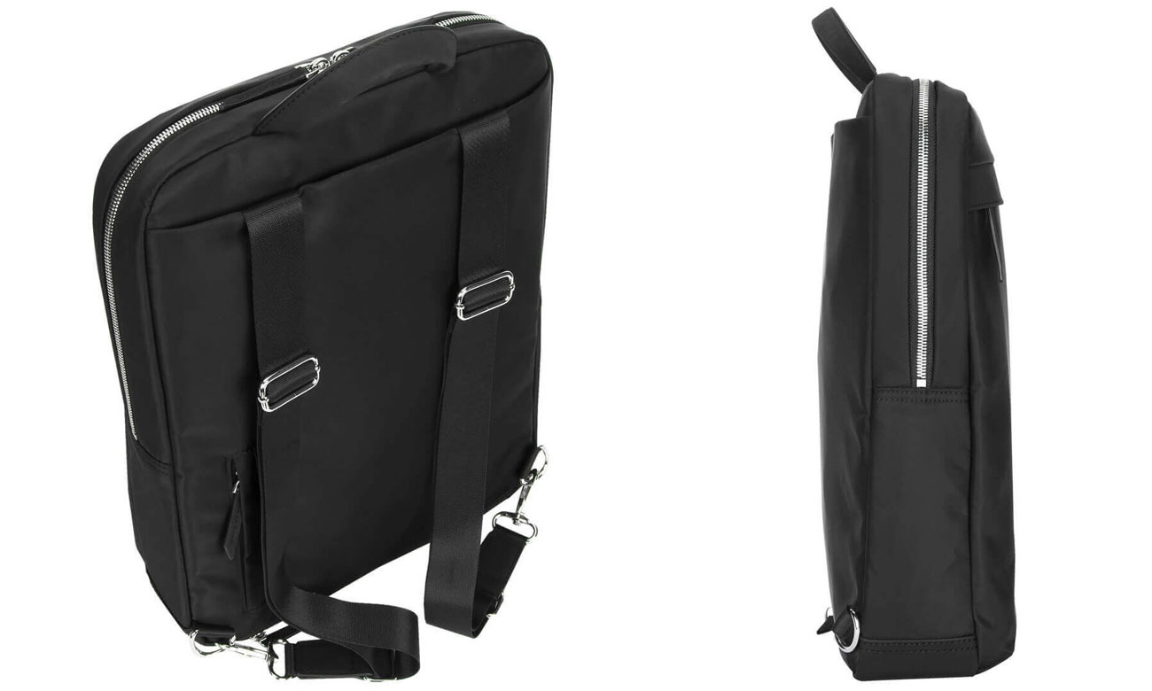 Verwandle den Rucksack in eine Tasche
