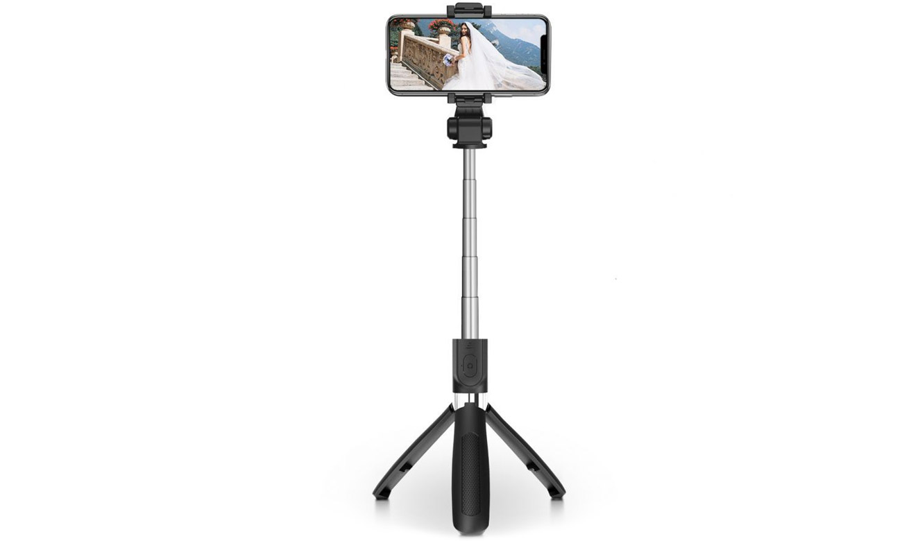 Selfie-Stick Tech-Protect L01S BT Selfie Stick schwarz