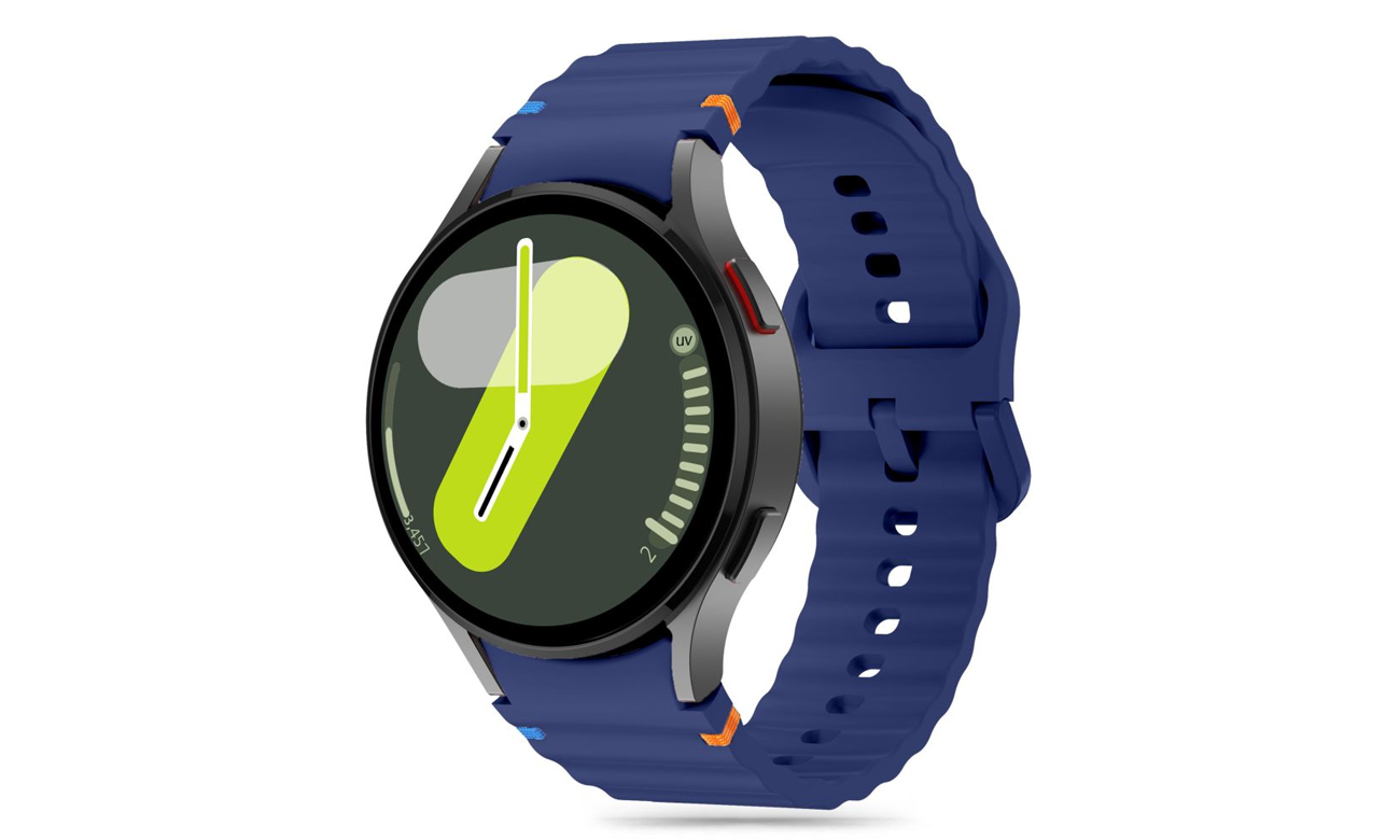 Tech-Protect Silicone Sport für Galaxy Watch 4 / 5 / 5 Pro / 6 / 7 / FE Navy Blue