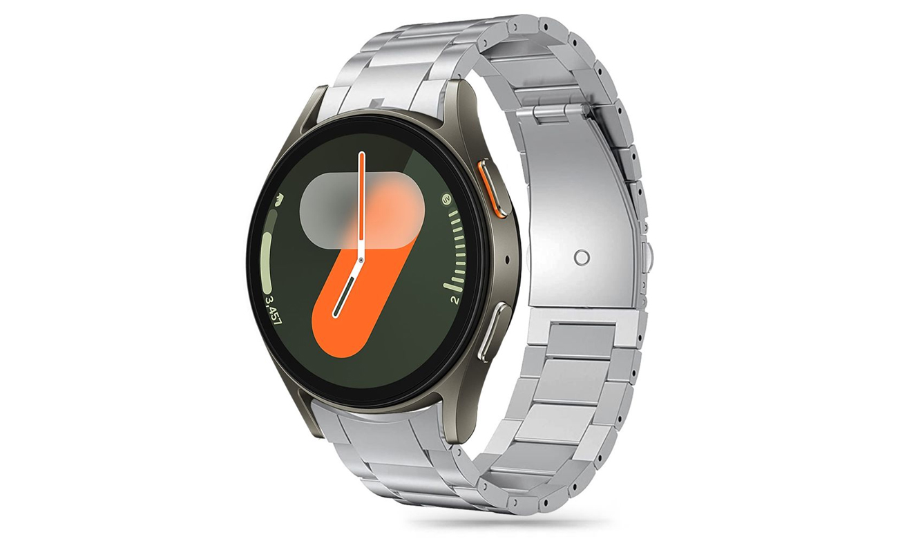 Tech-Protect Stainless für Galaxy Watch 4 / 5 / 5 Pro / 6 / 7 / FE Silber