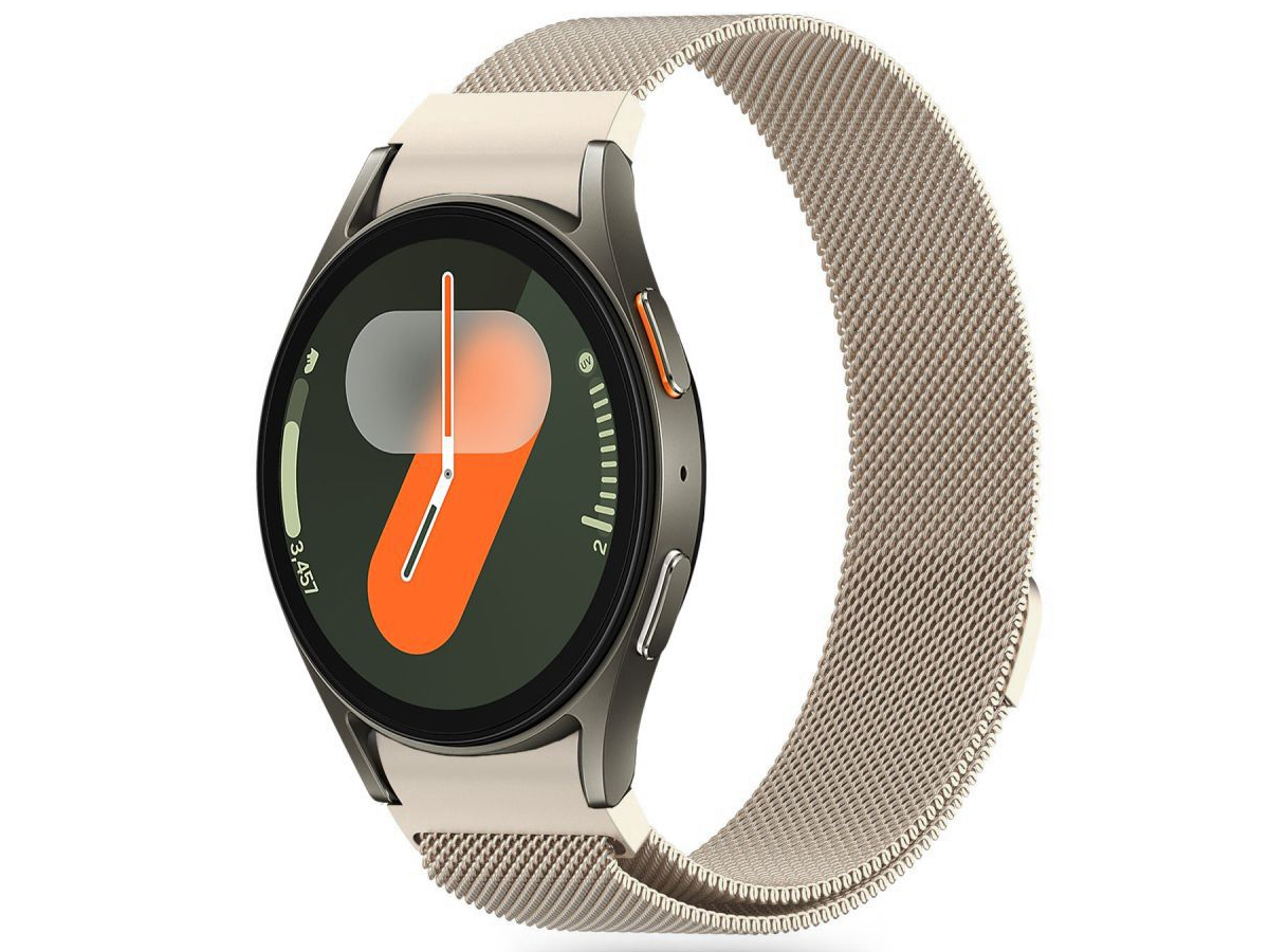 Tech-Protect Milaneseband für Galaxy Watch 4 / 5 / 5 Pro / 6 / 7 / FE Starlight
