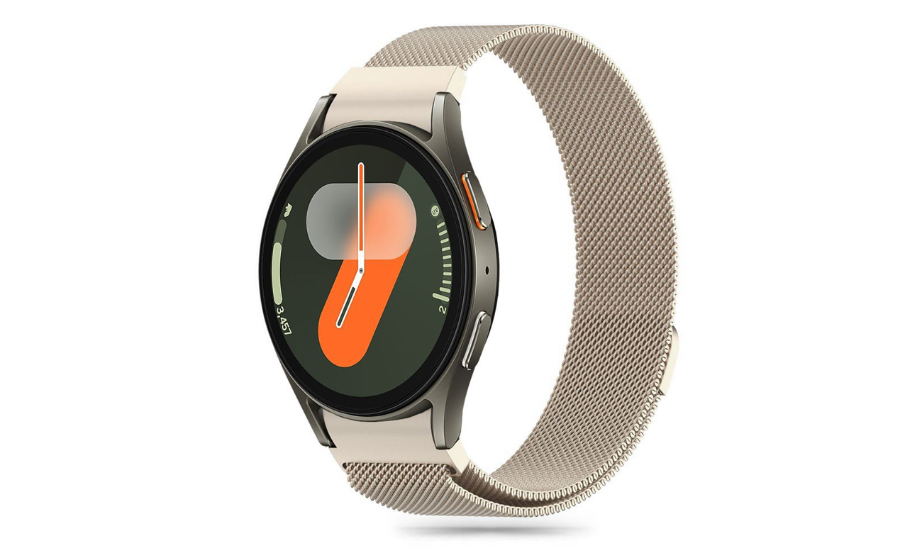 Tech-Protect Milaneseband für Galaxy Watch 4 / 5 / 5 Pro / 6 / 7 / FE Starlight