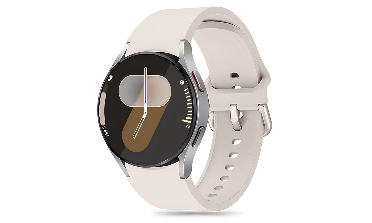 Tech-Protect Silicone für Galaxy Watch 4 / 5 / 5 Pro / 6 / 7 / FE Starlight