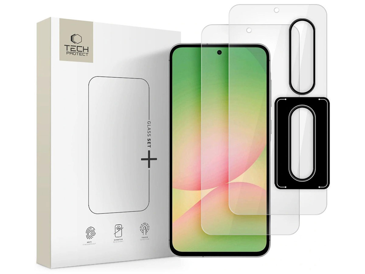 Tech-Protect Glass Set+ für Samsung Galaxy A36 / Galaxy A56 Clear