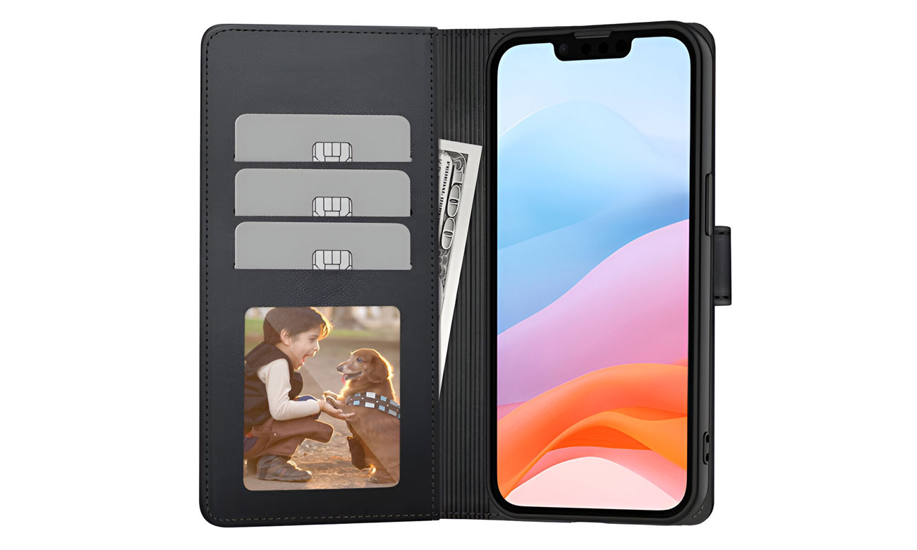 Tech-Protect Wallet für Motorola edge 60 5G schwarz