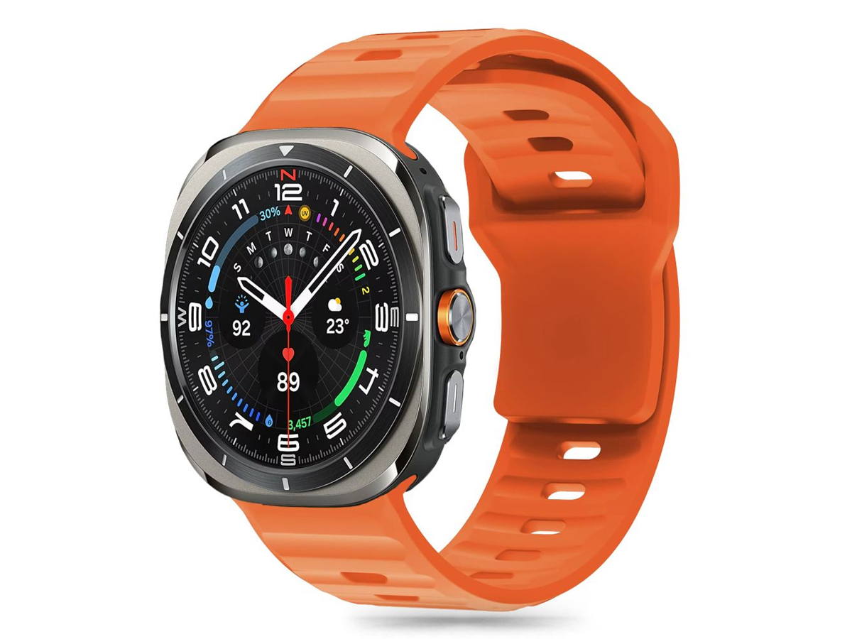 Tech-Protect Silicone Line für Galaxy Watch Ultra (47 mm) Orange
