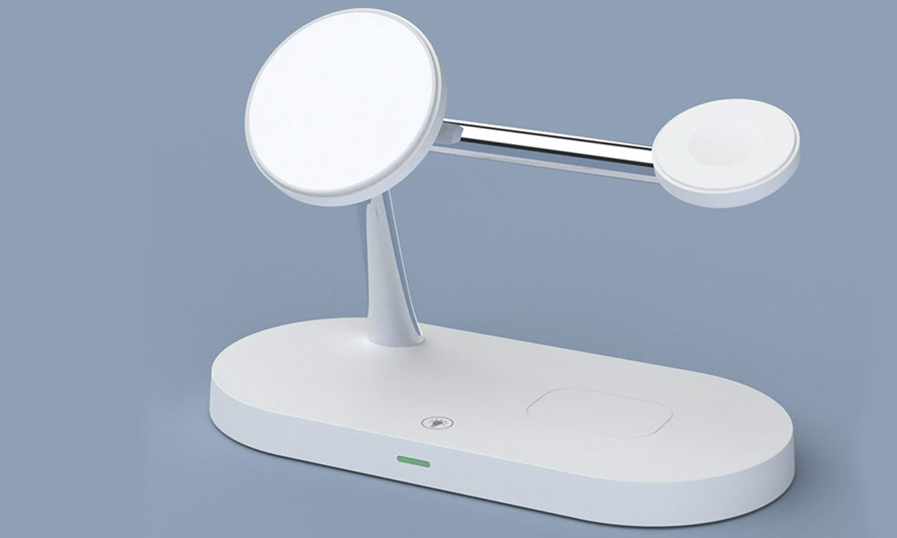 Tech-Protect A12 3w1 Magnetische MagSafe Wireless Charger weiß