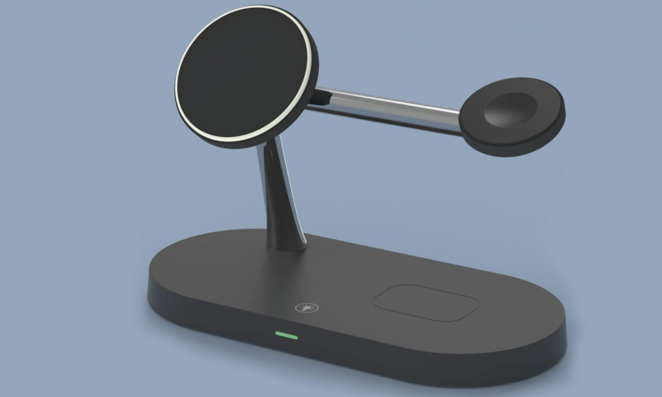 Tech-Protect A12 3w1 Magnetische MagSafe Wireless Charger weiß