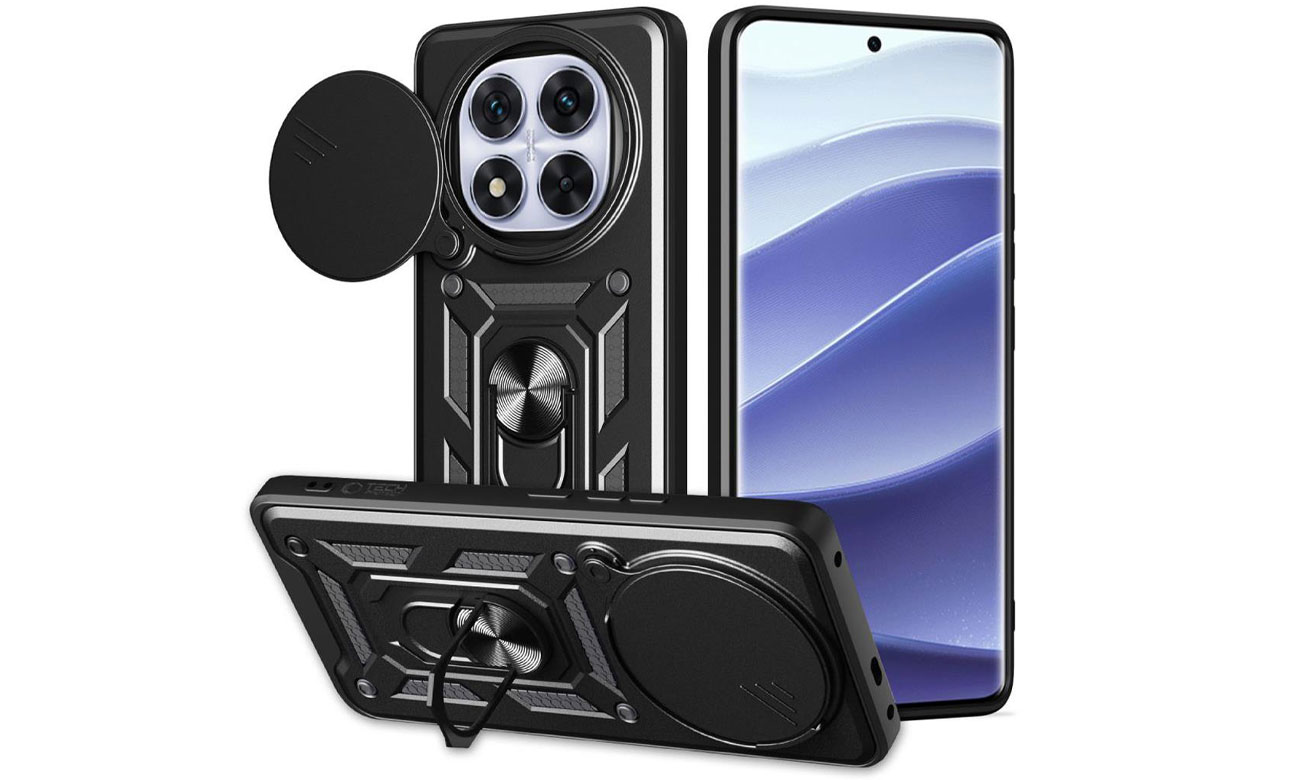 Tech-Protect CamShield Pro für Redmi Note 14 Pro+ 5G Schwarz