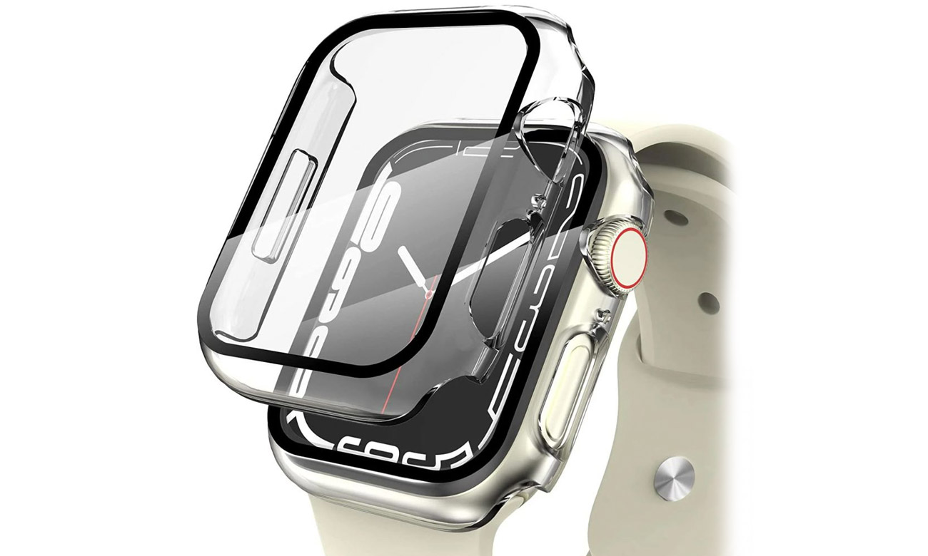 Etui Tech-Protect Defense360 für Apple Watch 7/8 (45mm) klar
