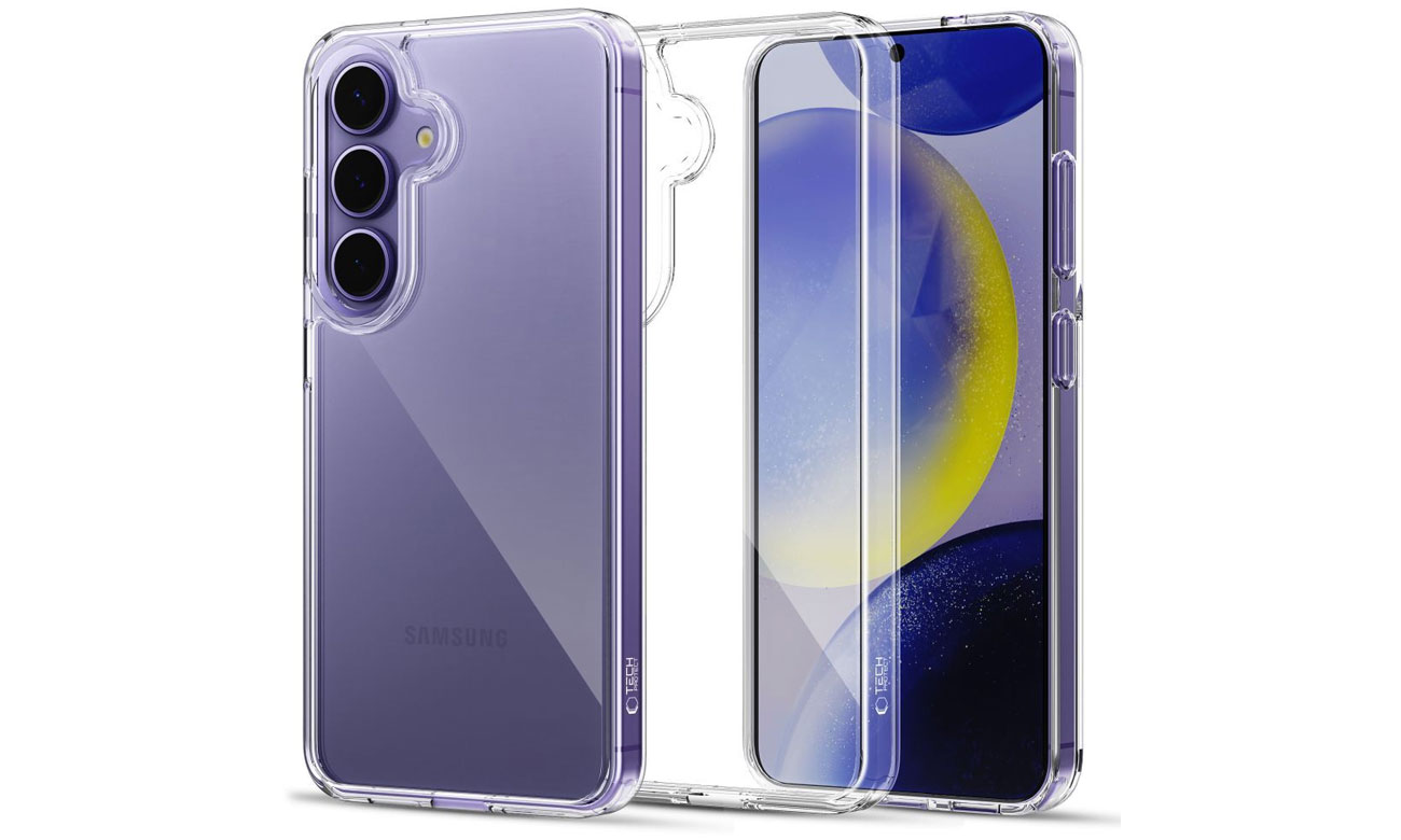 Tech-Protect Flexair Hybrid Hülle für Samsung Galaxy S25 Clear