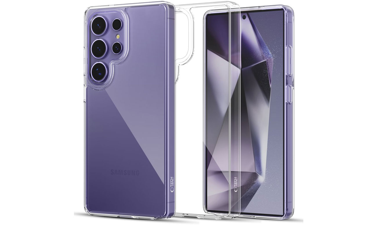 Tech-Protect Flexair Hybrid Hülle für Samsung Galaxy S25 Ultra Clear