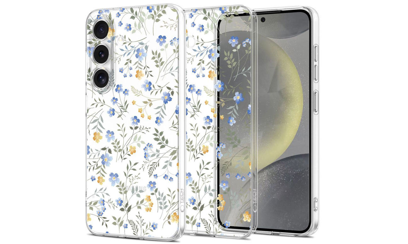 Tech-Protect FlexAir Hülle für Samsung Galaxy S25 Spring Flowers