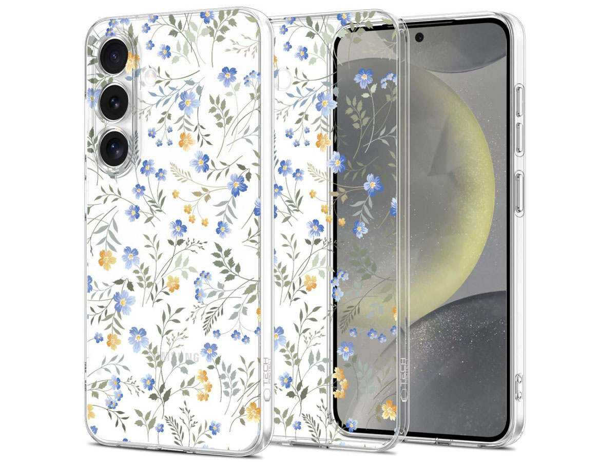 Tech-Protect FlexAir Hülle für Samsung Galaxy S25 Spring Flowers