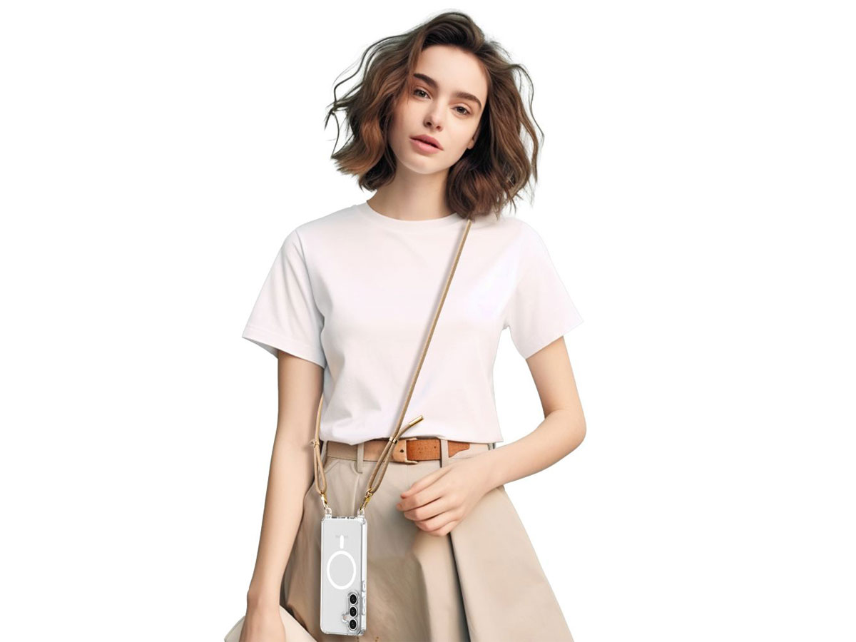 Tech-Protect FlexAir Chain MagSafe Hülle für Samsung Galaxy S25 Ultra Black & Taupe