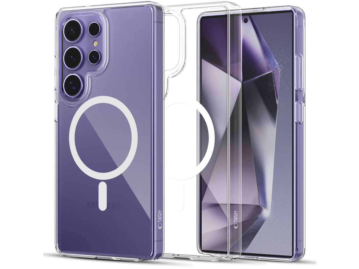 Tech-Protect Flexair Hybrid Magsafe für Samsung Galaxy S25 Ultra Clear