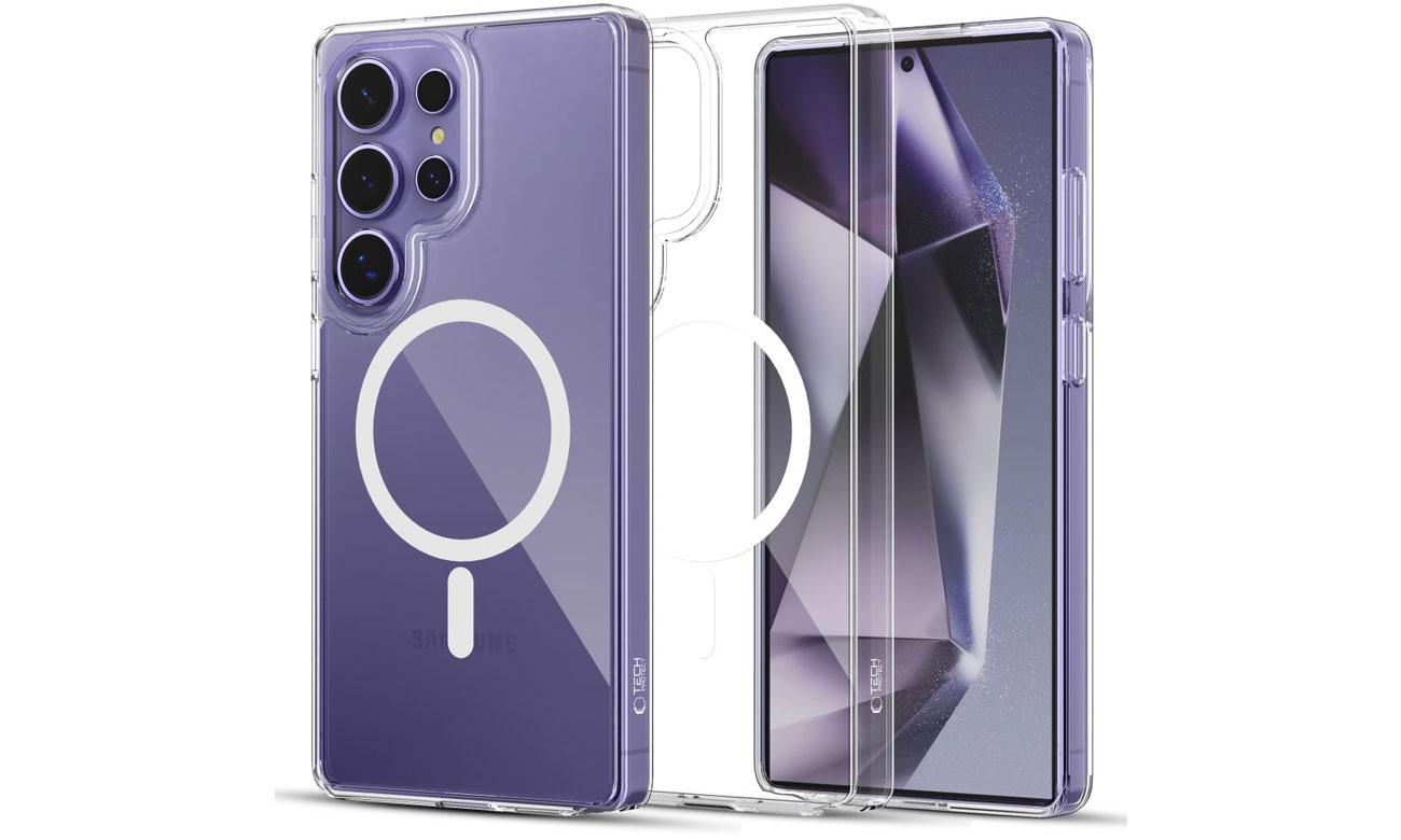 Tech-Protect Flexair Hybrid Magsafe für Samsung Galaxy S25 Ultra Clear