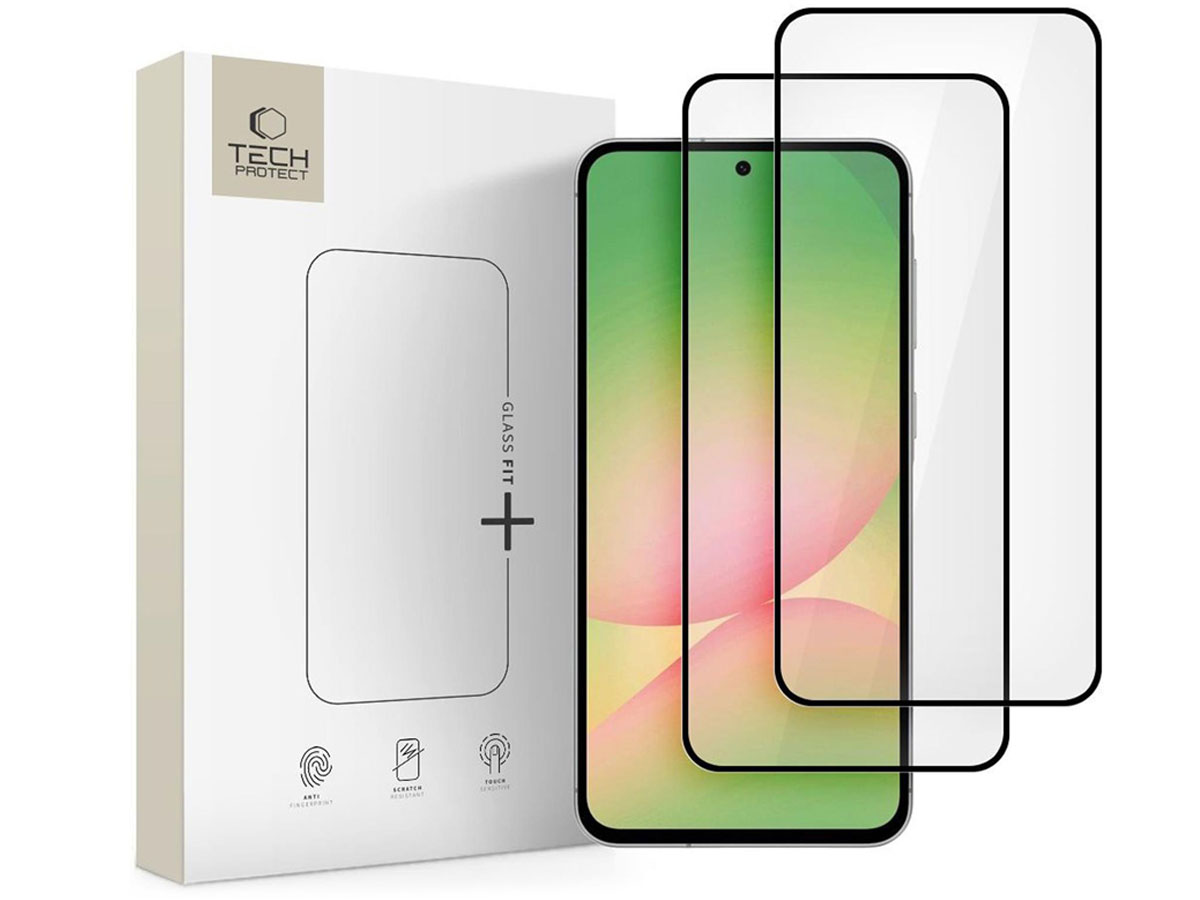 ech-Protect Glass Fit+ 2-Pack für Samsung Galaxy A36 / Galaxy A56 Schwarz