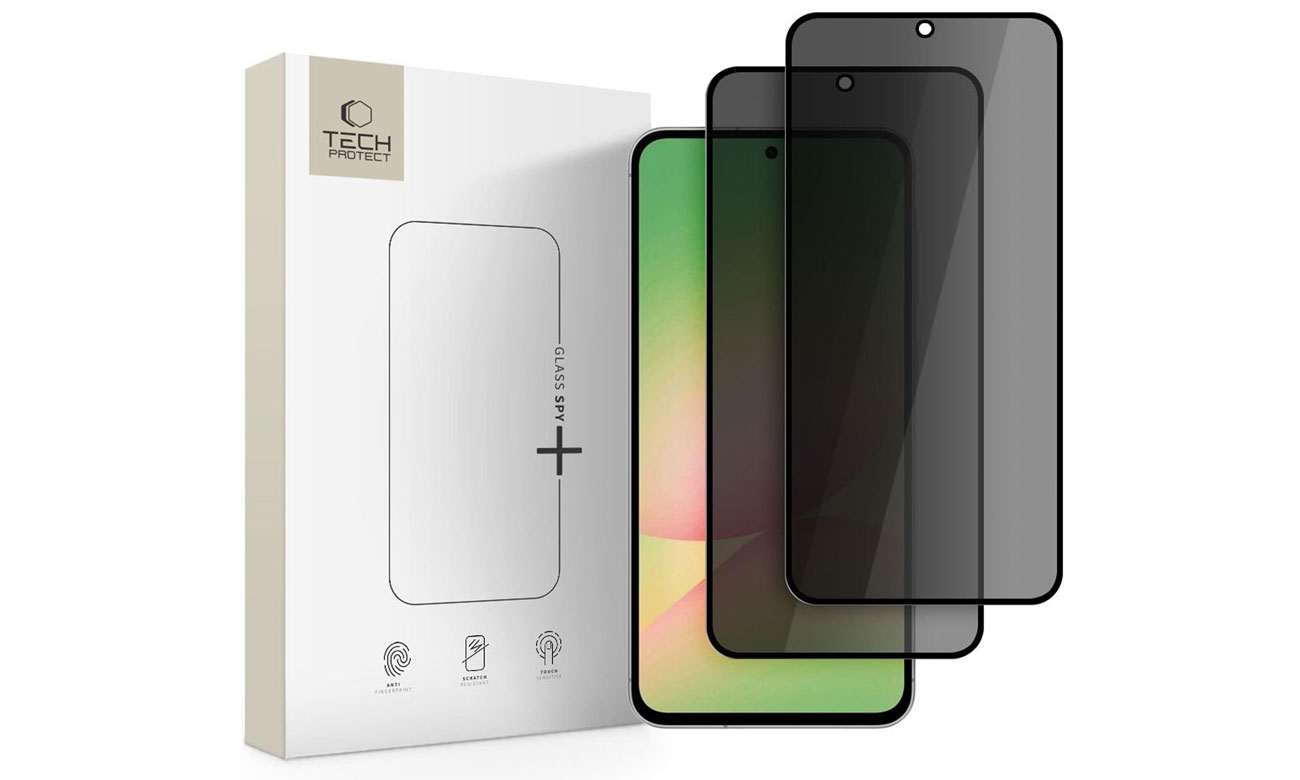 Tech-Protect Glass Spy+ 2er-Pack für Samsung Galaxy A36 / Galaxy A56 Privacy