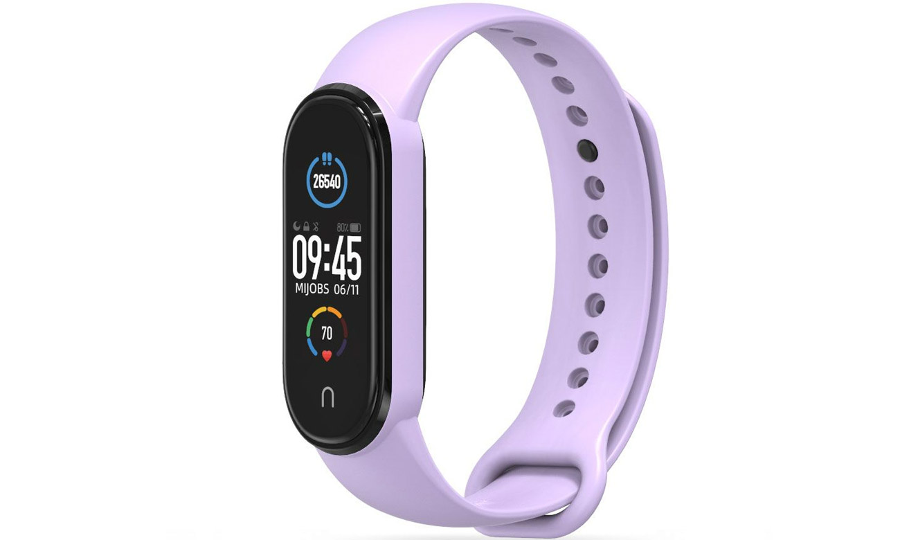 Tech-Protect Iconband Armband für Xiaomi Mi Band 5/6/6 NFC/7 violett