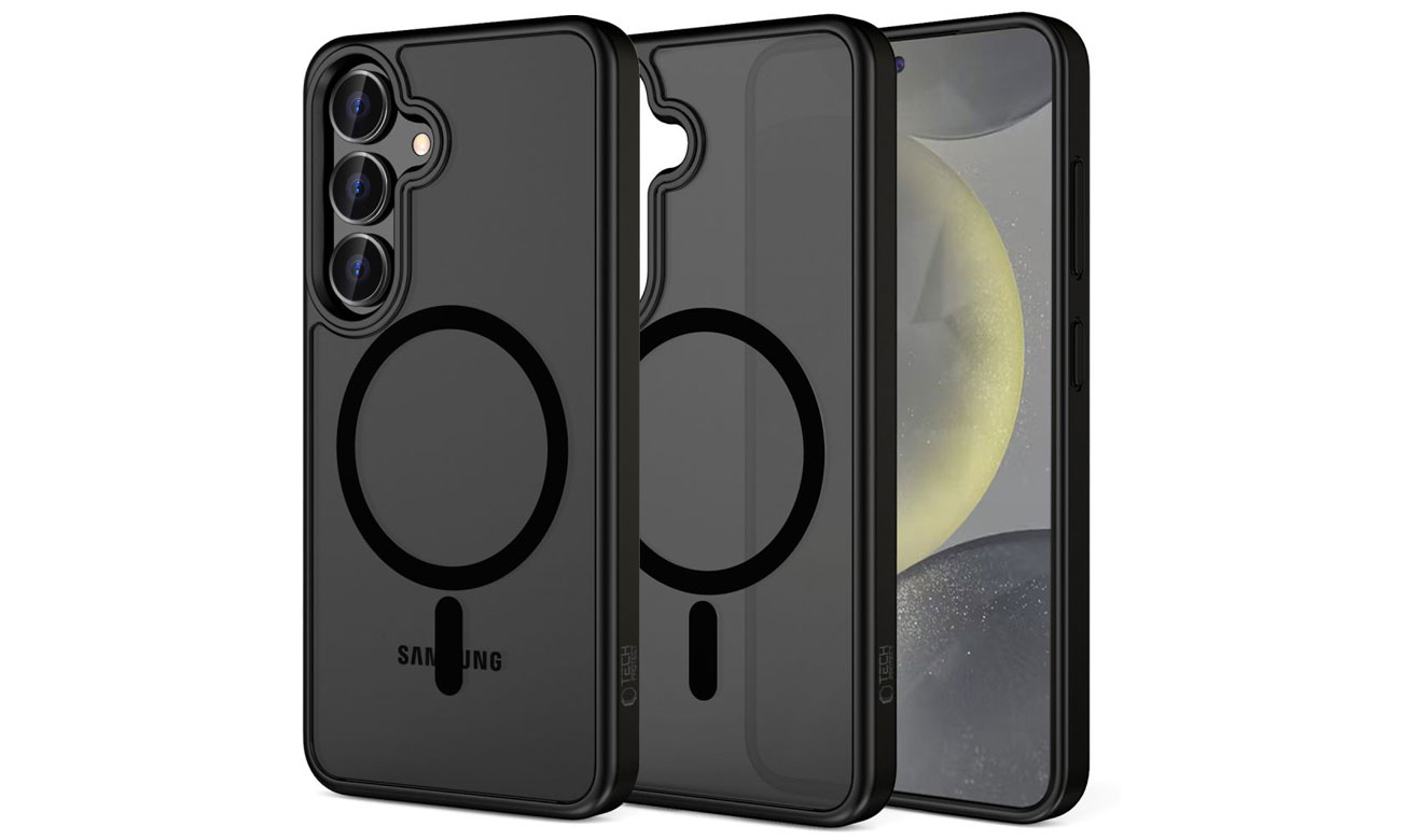 Tech-Protect Magmat MagSafe Hülle für Samsung Galaxy S25 Matte Black