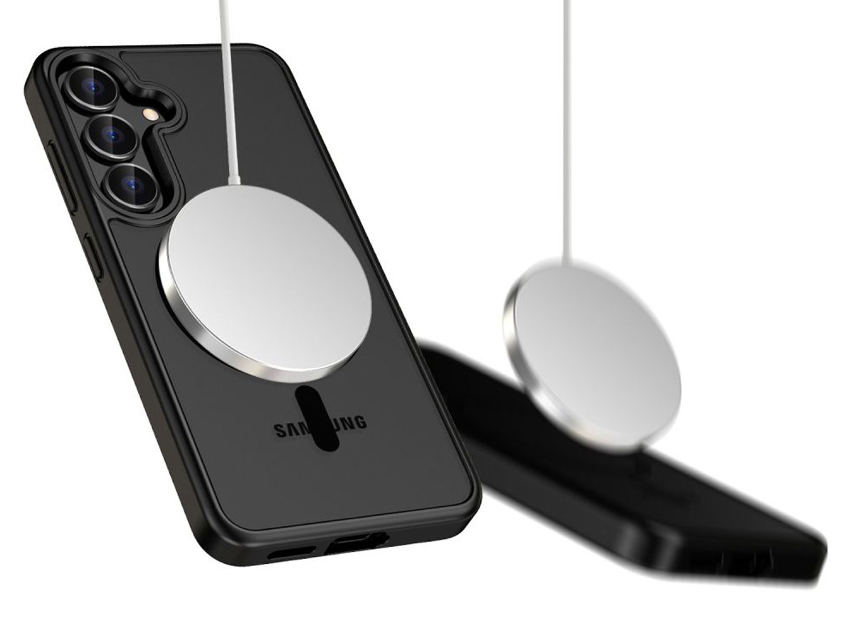 Tech-Protect Magmat MagSafe Hülle für Samsung Galaxy S25 Matte Black