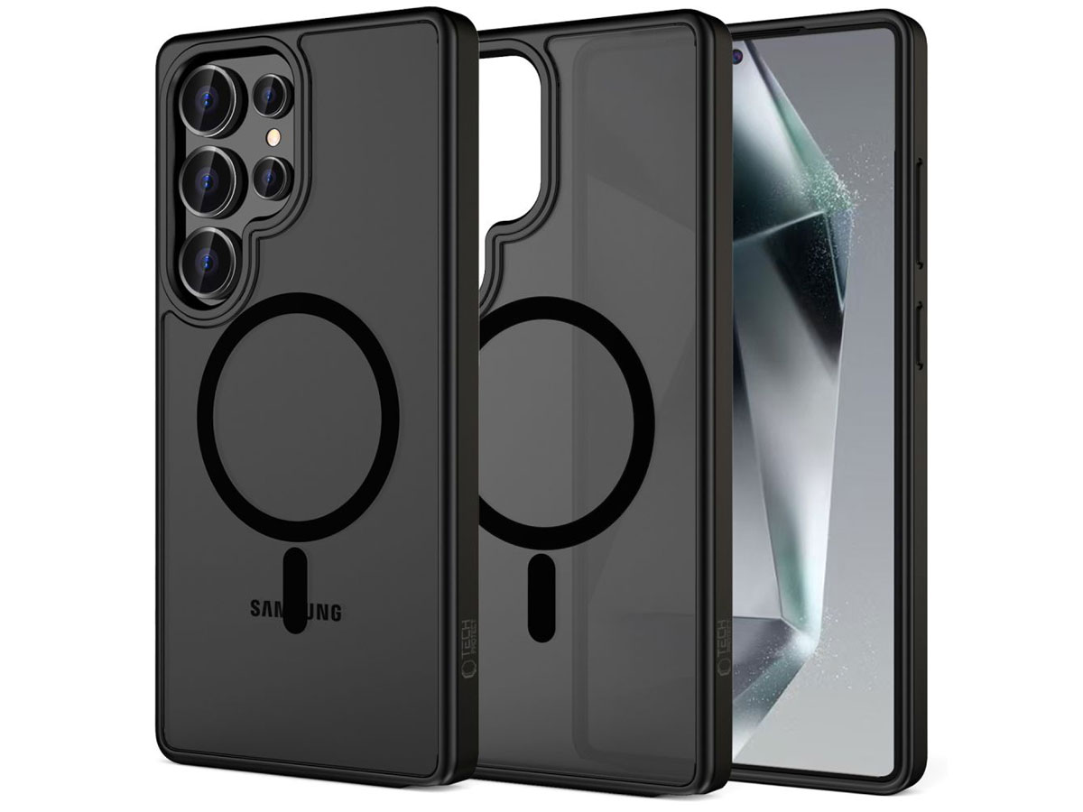 Tech-Protect Magmat MagSafe Hülle für Samsung Galaxy S25 Ultra Matte Black