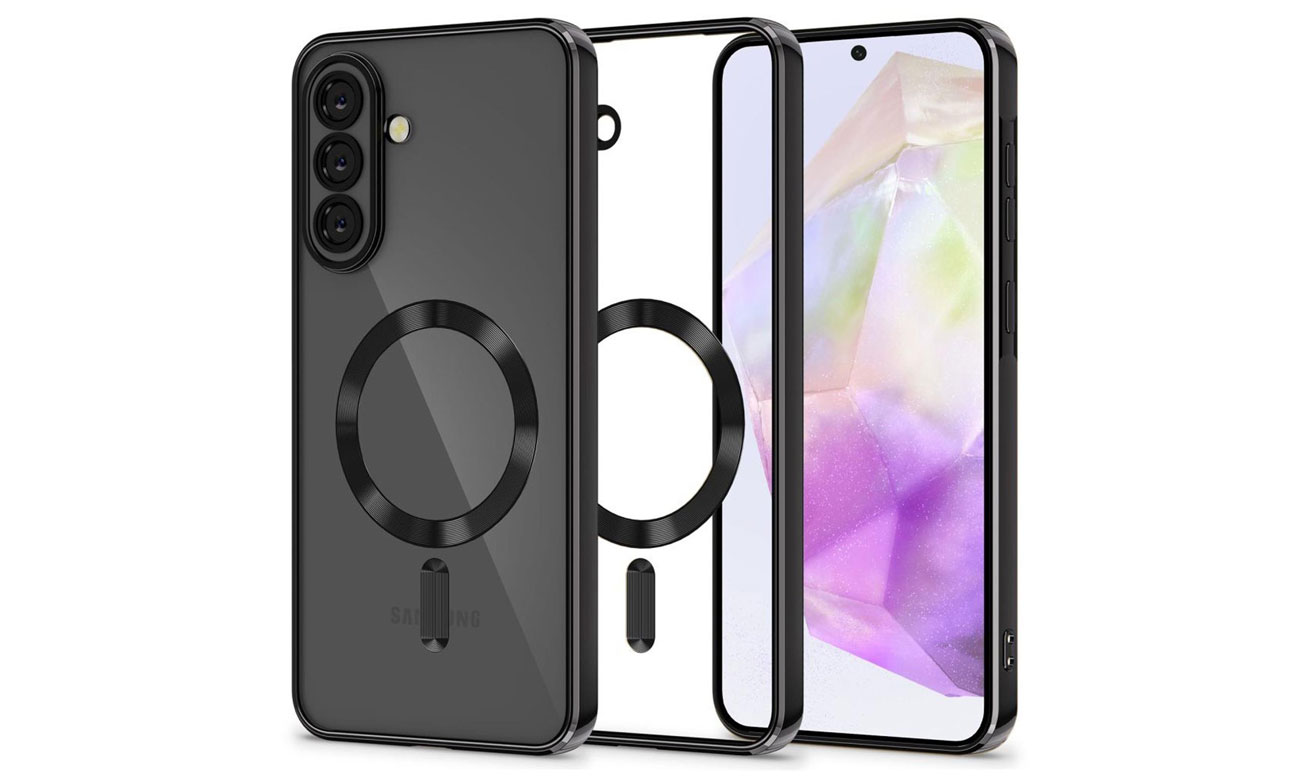 Magflex Magsafe für Samsung Galaxy A36 Shiny Black