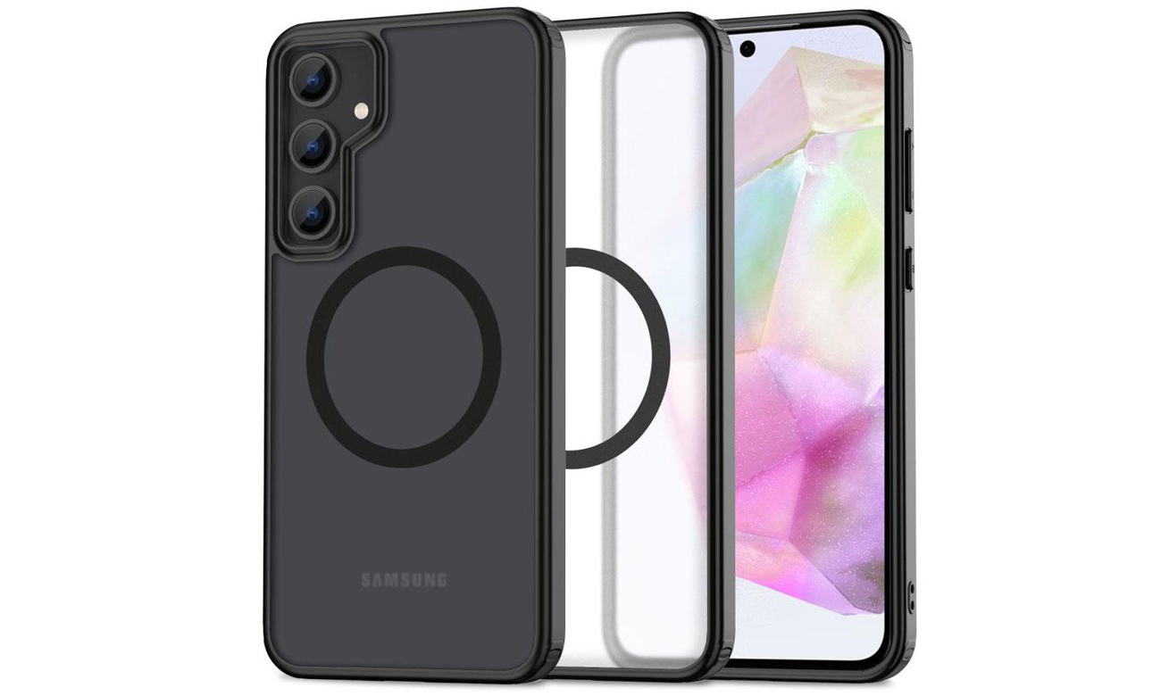 Tech-Protect Magmat MagSafe Hülle für Samsung Galaxy A35 5G Matte Black
