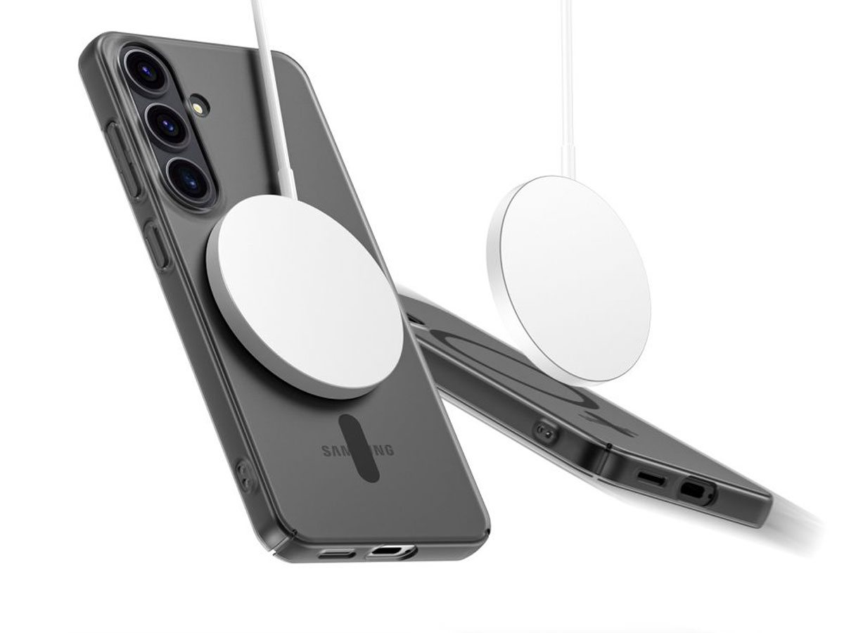 Tech-Protect MagSlim MagSafe Hülle für Samsung Galaxy S25 Matte/Black