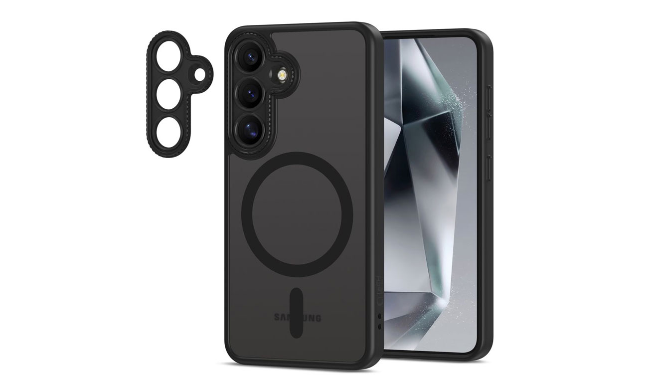 Tech-Protect MagCam MagSafe Hülle für Samsung Galaxy S25 Matte Black