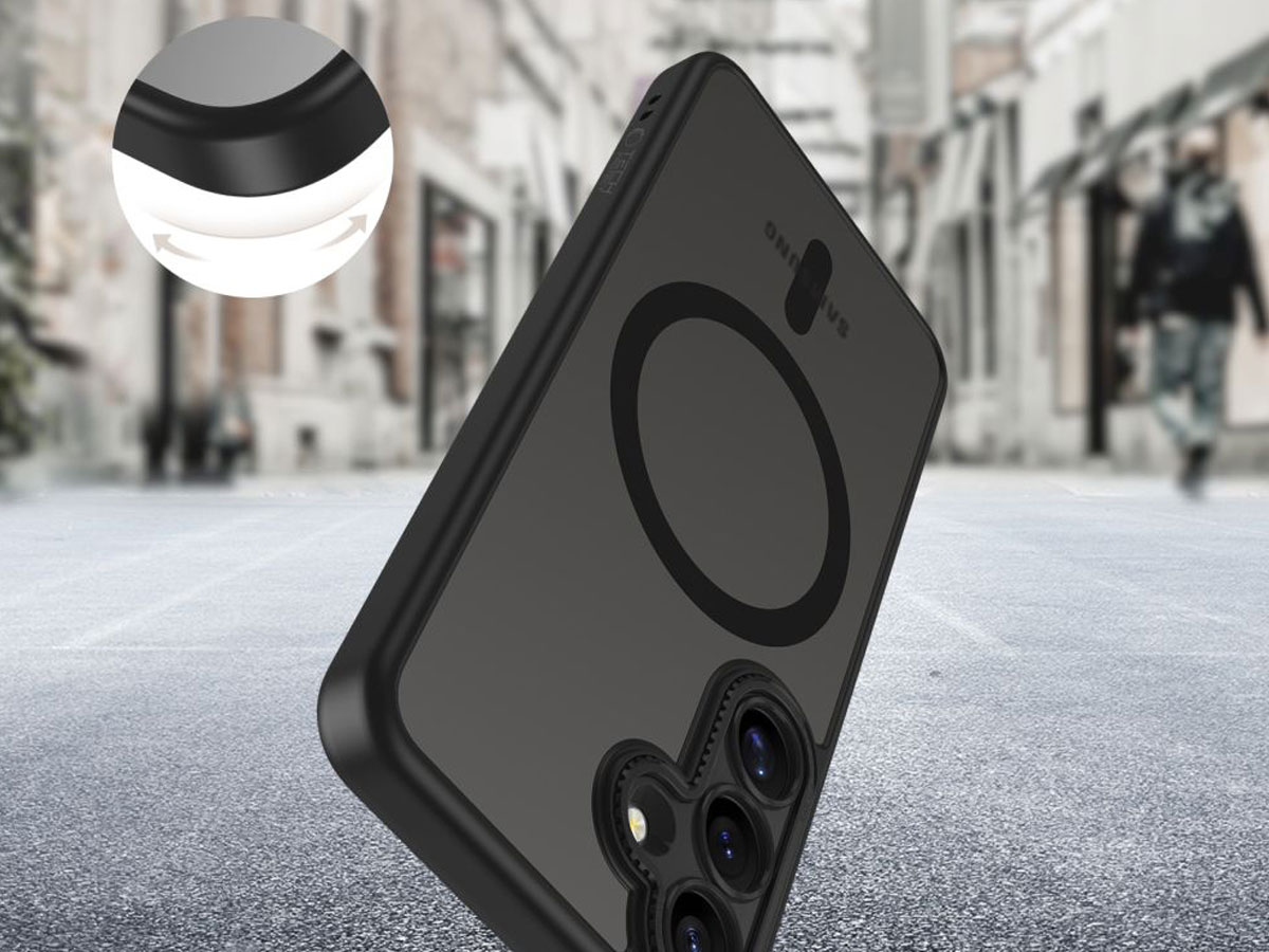 Tech-Protect MagCam MagSafe Hülle für Samsung Galaxy S25 Matte Black